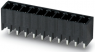 Pin header, 20 pole, pitch 3.81 mm, straight, black, 1828963
