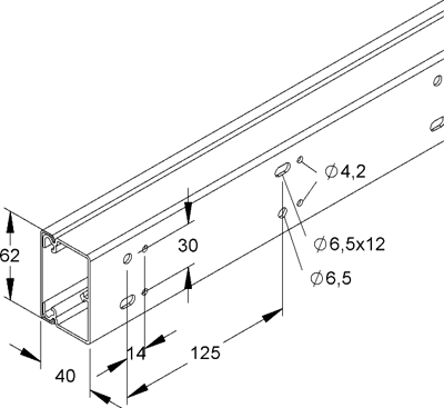 HKL4060.1 Kleinhuis Cable Channels Image 3