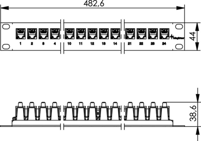 100007007 Telegärtner Connectin Modules, Patch Distributors Image 2