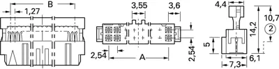 1-215882-4 AMP PCB Connection Systems