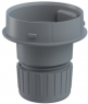 Tube adapter, gray, (Ø x H) 62 mm x 60 mm, for EvoSIGNAL, 260 700 05