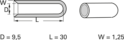 DERAY-IOK 9,5X30/1,25 TRANSPARENT DSG-CANUSA Insulating Tubes