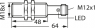 Proximity switch, built-in mounting M18, 1 Form A (N/O), 200 mA, Detection range 5 mm, 6011991