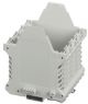 Plastic housing lower part, (L x W x H) 107.3 x 90.4 x 99 mm, light gray, IP20, 2200538