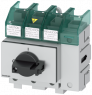 Main switch, Rotary actuator, 4 pole, 63 A, 690 V, (W x H x D) 93 x 106 x 95 mm, DIN rail, 3LD5200-0TL11