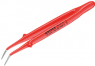 Precision tweezers, insulated, spring steel, 145 mm, 92 67 63