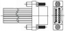 D-Sub connector, 9 pole, straight, crimp connection, 1589788-2