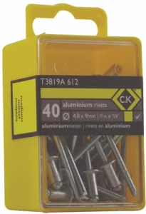 T3819A 612 C.K Tools Rivets, Dowels