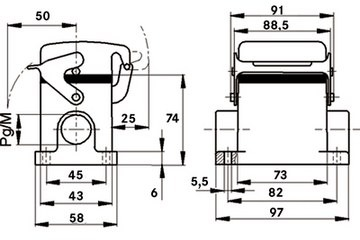 79065200 LAPP Housings for HDC Connectors Image 2