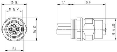 934980603 Lumberg Automation Sensor-Actuator Connectors Image 2