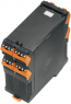 Polyamide DIN rail enclosure, (L x W x H) 119.2 x 45 x 113.6 mm, orange/black, IP20, 1519380000