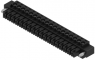 Socket header, 18 pole, pitch 3.81 mm, straight, black, 1941370000