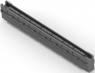 Socket header, 266 pole, pitch 0.64 mm, straight, black, 767095-7