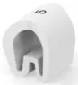 PVC cable maker, imprint "5", (L) 4.5 mm, max. bundle Ø 2 mm, white, EC5073-000