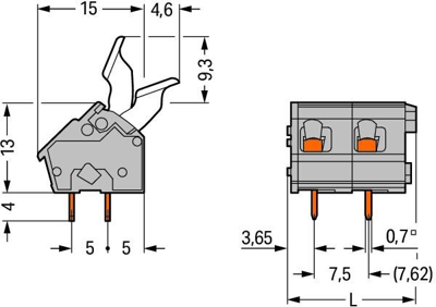 256-502/333-009/999-950 WAGO PCB Terminal Blocks Image 2