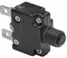 Thermal circuit breaker, 1 pole, 5 A, 50 V (DC), 250 V (AC), faston plug 6.35 mm, panel mounting