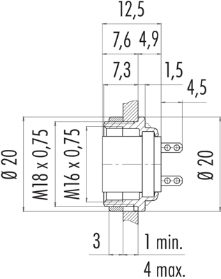 09 0316 89 05 binder Other Circular Connectors Image 2