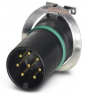 Plug, M12, 8 pole, SMD, screw locking, straight, 1412014