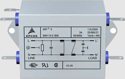 B84115E0000B060 EPCOS Interference suppression filter Image 1