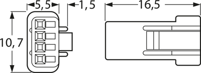 04R-JWPF-VSLE-S JST PCB Connection Systems Image 2