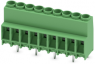 PCB terminal, 9 pole, pitch 6.35 mm, AWG 24-10, 41 A, screw connection, green, 1777613