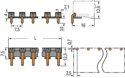 2092-3722 WAGO PCB Connection Systems Image 2