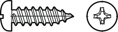 HC4,8X25 D7981:A2K Screws, Threaded Rods