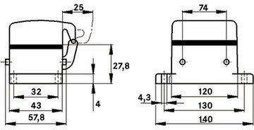 10103000 LAPP Housings for HDC Connectors Image 2