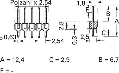 826926-8 AMP PCB Connection Systems Image 2