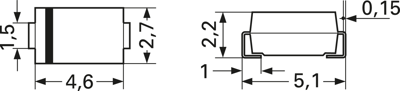 US1B Diotec Rectifier Diodes Image 2