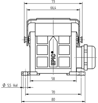 70250208 LAPP Housings for HDC Connectors Image 3