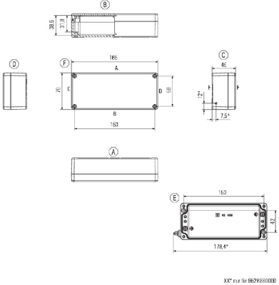 0342200000 Weidmüller General Purpose Enclosures Image 2