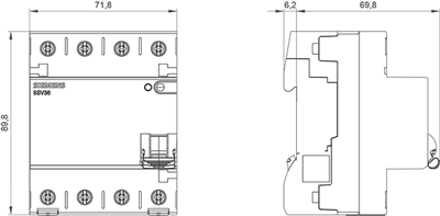 5SV3346-4KK14 Siemens FI Circuit Breakers Image 2