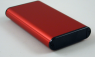 Aluminum enclosure, (L x W x H) 120 x 72 x 19 mm, red, IP54, 1455B1202RD