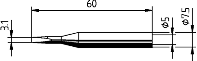 0172KD Ersa Soldering tips, desoldering tips and hot air nozzles Image 2