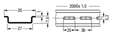 210-112 WAGO DIN Rails Image 2