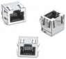 Socket, RJ45, 8 pole, 8P8C, Cat 3, solder connection, SMD, 634008149721