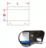 MC-750-595-WT-BK Brady Ink rolls, Writing ribbons