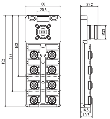 1795470000 Weidmüller Sensor-Actuator Distribution Boxes Image 2