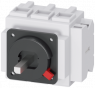 Load-break switch, 3 pole, 63 A, 690 V, (W x H x D) 71 x 64 x 80 mm, front mounting, 3LD2555-1TP00-0AE8