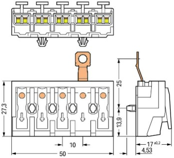 294-5425 WAGO Terminal Blocks Image 3