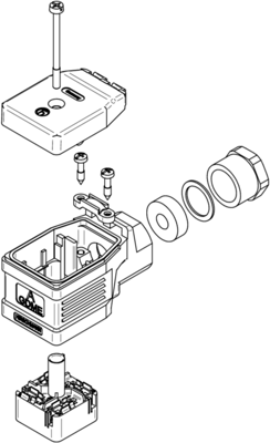 934455100 Hirschmann Automation and Control DIN Valve Connectors Image 2