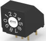 Encoding rotary switches, 16 pole, hexadecimal, angled, 0.4 VA/20 V AC/DC, 1825008-3