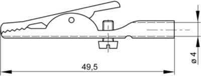 AGS 20 Hirschmann Test & Measurement Aligator Clips Image 2