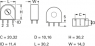 Current converter, 100 Ω (100R), 30 A, -50 °C