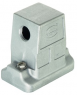 Grommet housing, size 6B, die-cast aluminum, M20, angled, screw locking, IP69/IPX9K/IP68/IP66, 19398060545