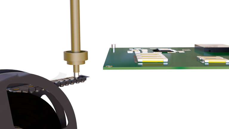 Fully automated for fast and very precise positioning on the PCB