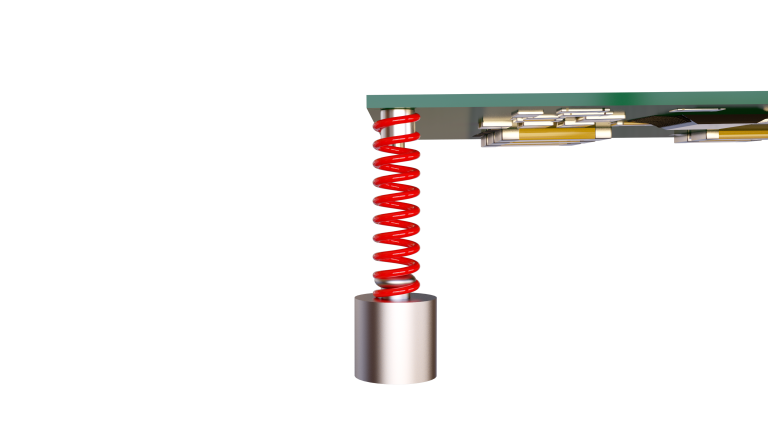 High retention forces and torques for a secure and strong mechanical connection