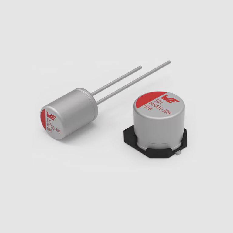 The aluminium hybrid polymer capacitors from Würth Elektronik