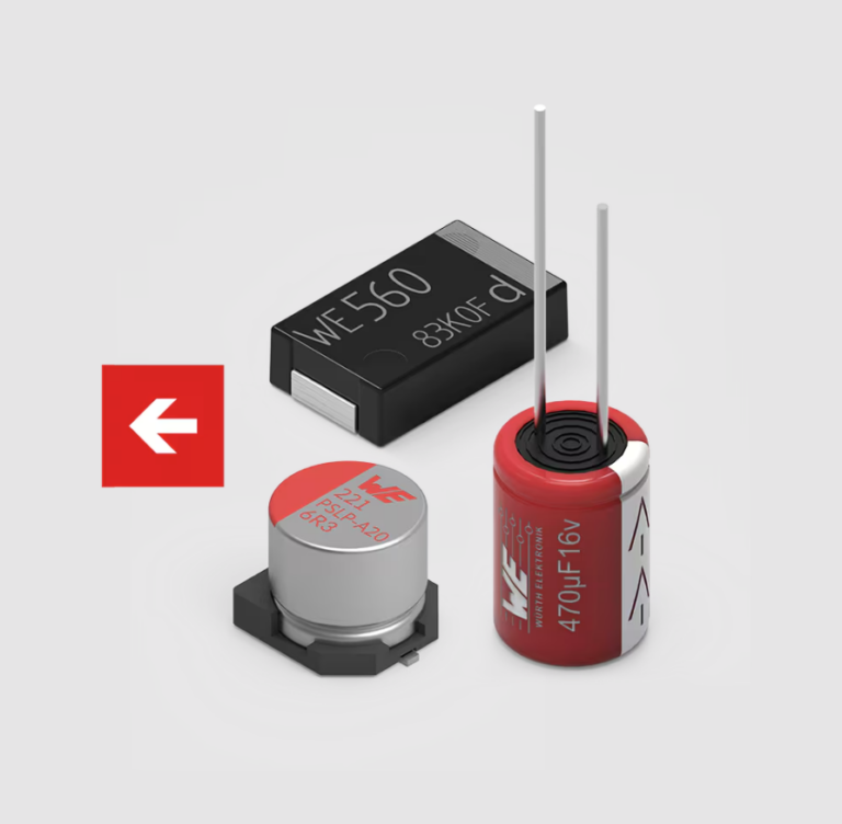 Aluminium-polymer capacitors from Würth Elektronik